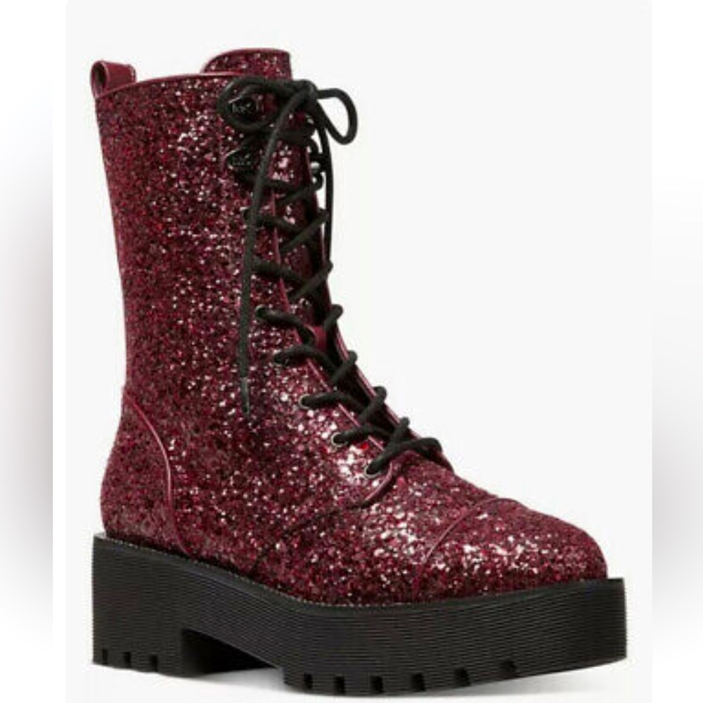 Michael Kors MK Bryce Lug Sole Platform Boot NWT
